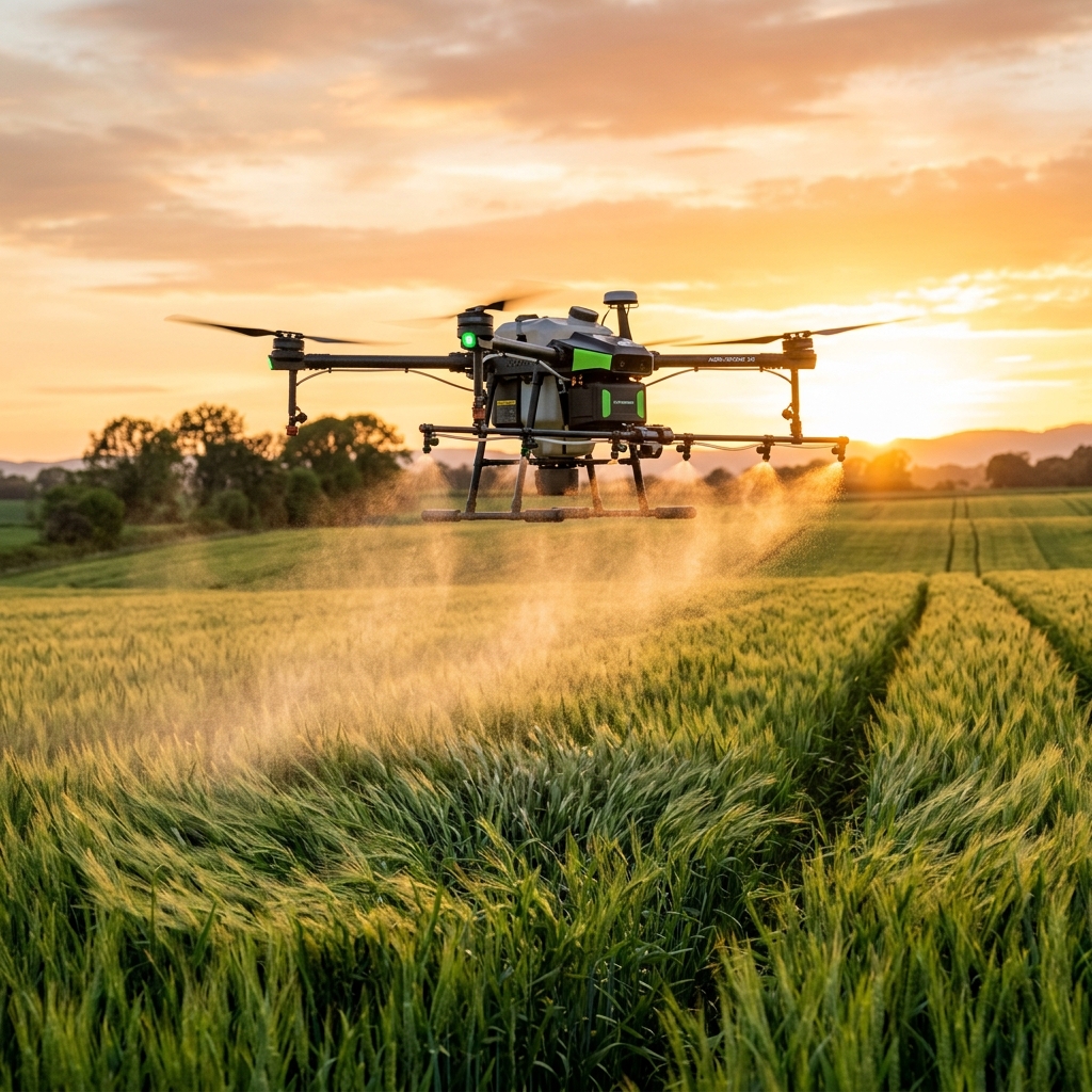 Zirai Drone İle Tarla İlaçlama